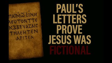 Why Paul’s Letters Reveal Jesus Was Fictional