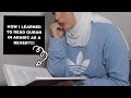 How i learned to read quran in 72 hours as a revert