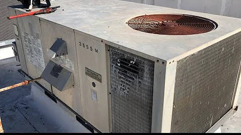 Prep a RTU for removal from roof