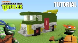 Minecraft Tutorial: How To Make The Shellraiser / Party Wagon!! Teenage Mutant Ninja Turtles