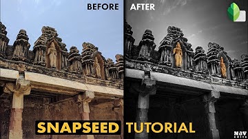 Dynamic Black and White with Color Splash in SNAPSEED | SNAPSEED TUTORIAL | Android | iPhone