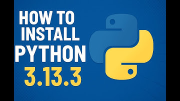 How to install python 3.13.3 In Windows