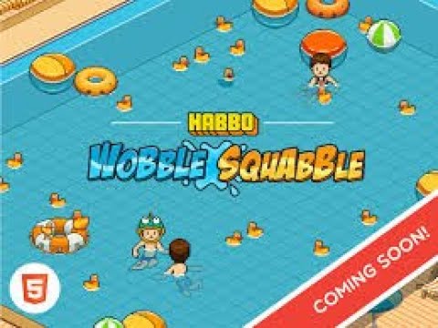 Habbo WOBBLE SQUABBLE #1 | İlk Video Türkçe Oynanış