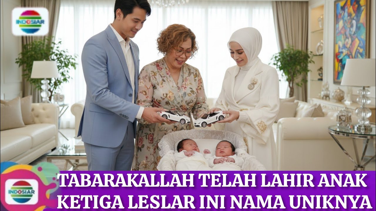 Alhamdulillah telah lahir anak ketiga leslar si kembar yang 1 mirip apanya 1 mirip bundanya 