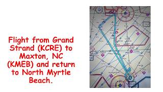 N5723J Flying North Myrtle Beach to Maxton, NC