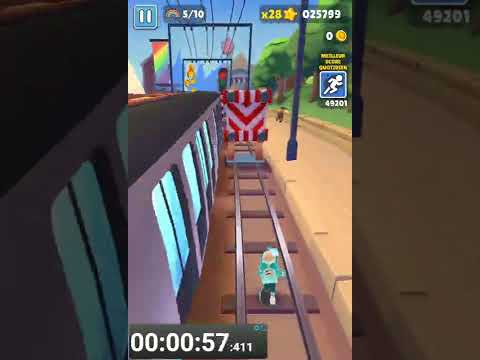 Speedrun No coins 1:22 Subway surfers ✨