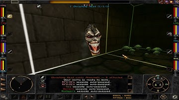Wizardry 8 (HD) - Shrieking Head in the Cemetery Retro Dungeon