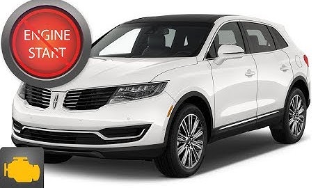 Open and Start a Lincoln MKX with a dead key fob battery: Update.