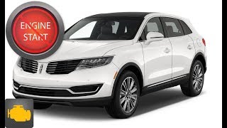 open and start a lincoln mkx with a dead key fob battery: update.