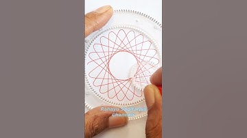 Learn Design with Spirograph Easily Part 4 #art #drawing #artanddesign #mandala #diy  #spirography