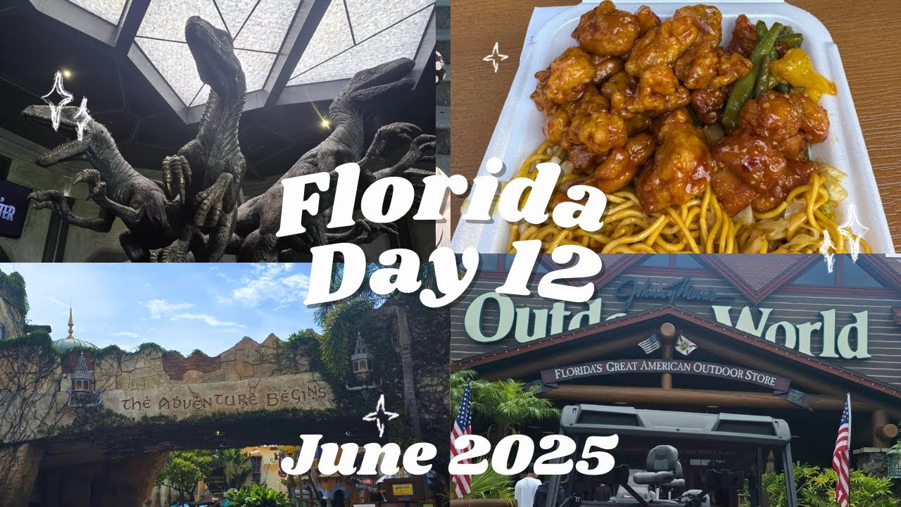 ОРЛАНДО, ДЕНЬ 12! ОЗЕРА СЕЛЕБРЕЙШН | АУТЛЕТЫ 🛍️ | BASS PRO 🎣 | ОСТРОВА ПРИКЛЮЧЕНИЙ 🦖 | МИЛЛЕРС 🥩