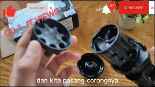 rivew mainan viral di tik tok, gatling gun electric bubble gun]