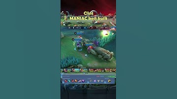 Clint MANAIC best build #mobilelegends #mlbb #clint #shorts #trending