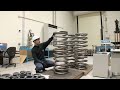 New Innovative Way of Making Giant Coil Springs