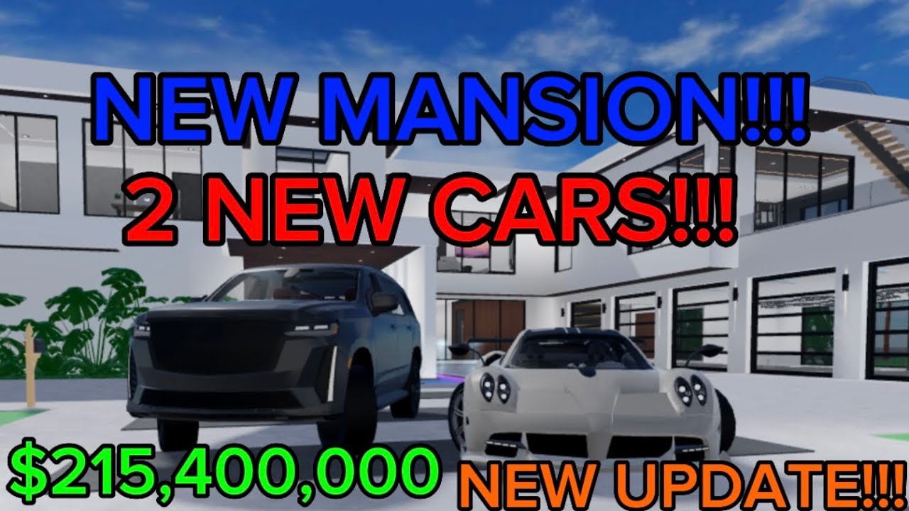 NEW MANSION 2 NEW CARS Update In Roblox Mansion Tycoon YouTube