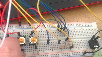 Four note digital piano with 6-bit DAC