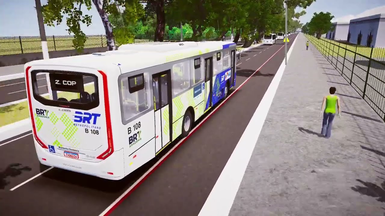 Proton Bus Simulator- Mapa Belem do Pará  com o Caio Apache Vip IV OF-1724