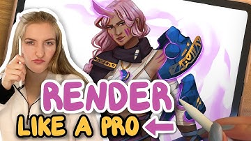 How I Render a Character Design | Part 3 My Character Design Process