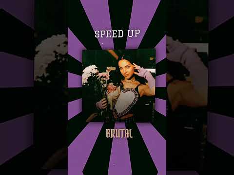 Brutal (speed up) || Olivia Rodrigo ⭐️ #speedup #oliviarodrigo