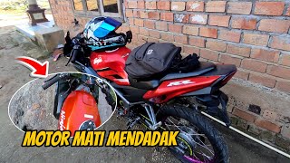 Mudik Naik Ninja RR! Motor Tiba-Tiba Mati di Jalan Desa 😳