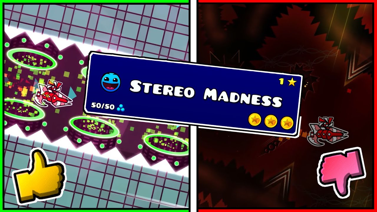 BEST and WORST Level of Each Official Song | Geometry Dash - YouTube