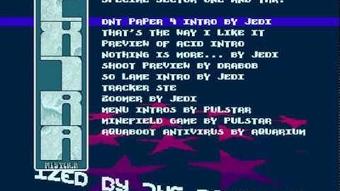 Extra Volume 3 intro by No Extra (Atari ST)