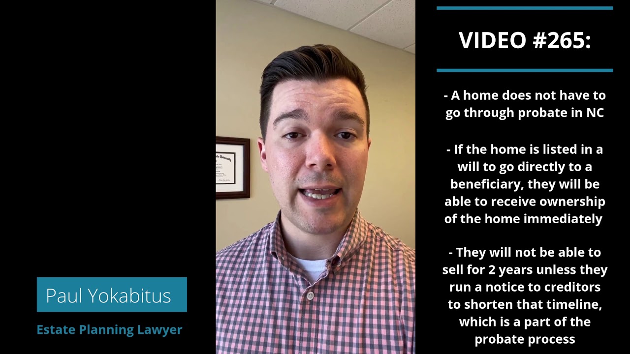 Quora Q A Does A Home Have To Go Through Probate YouTube