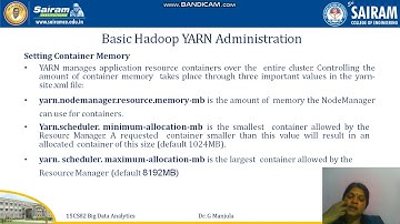Lecturevideo 15CS82 Module2 HDFS administration procedure G Manjula 3 of 4