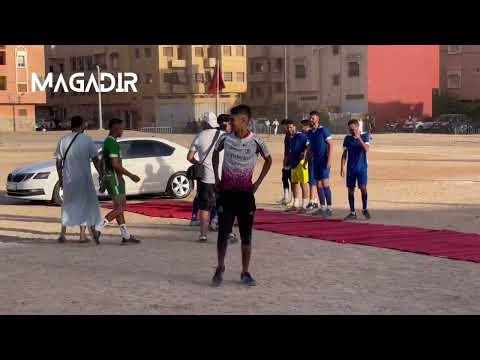 على متن سيارة وسط الملعب استقبال مدير دوري تاكركورت بالطابي غوج في الدشيرة
