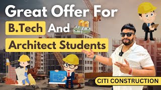 Big OPPORTUNITY for #btech and #architect students #job #hiring #construction #interiordesign #home