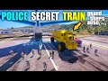 GTA 5 : I STOLE POLICE TOP SECRET TRAIN CAR | GTA V GAMEPLAY