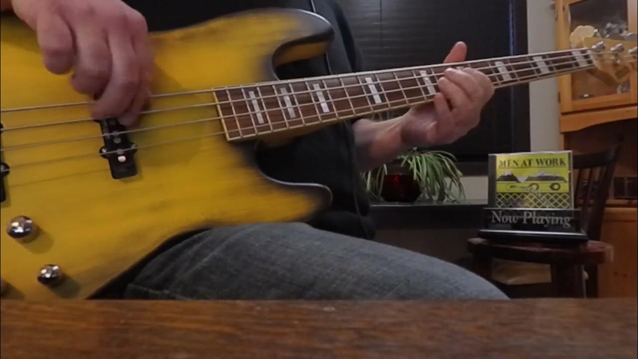 Overkill (acoustic). Colin Hay. Bass cover. YouTube