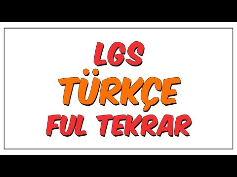 LGS Türkçe Ful Tekrar