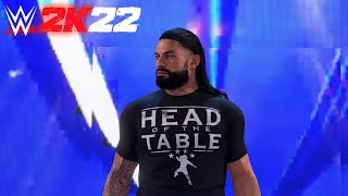 WWE 2K22 - Roman Reigns (Entrance, Signature, Finisher)