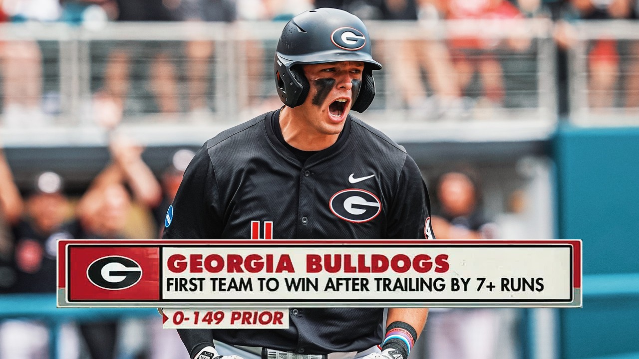 Georgia mounts EPIC comeback win over Mississippi State in super regionals Game 1