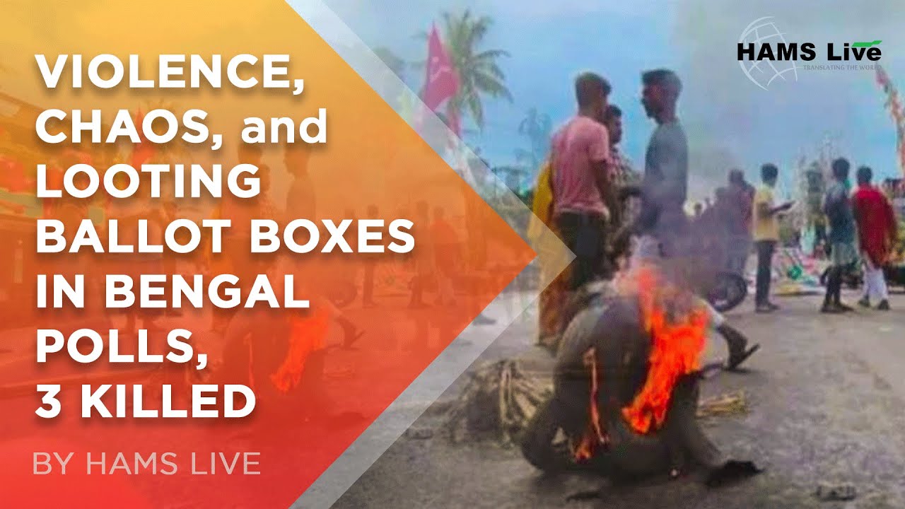Violence, chaos, and looting ballot boxes in Bengal polls, 3 killed