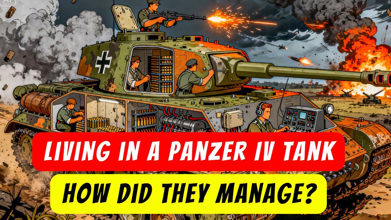 How does the Panzer IV tank operate Life inside this World War II steel machine ?