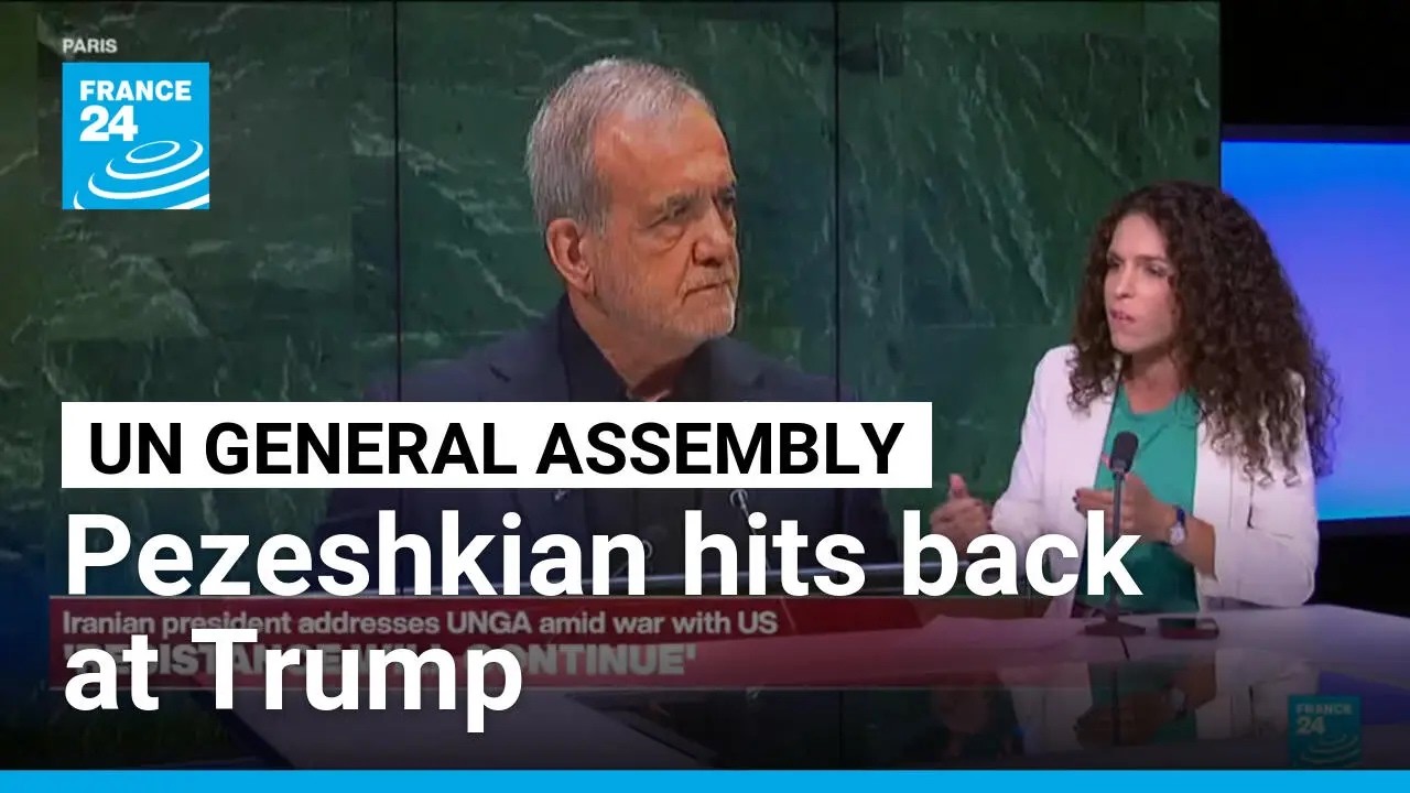 Iran’s Pezeshkian tells UN his country is ‘victim’ of US ‘terrorism’ • FRANCE 24 English