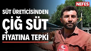 A Yozgat producer reacts to milk prices: \