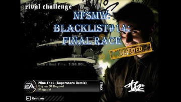 NFS Most Wanted Blacklist#14 Final race #SBhits