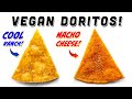 Vegan DORITOS! NACHO CHEESE and COOL RANCH! Homemade!