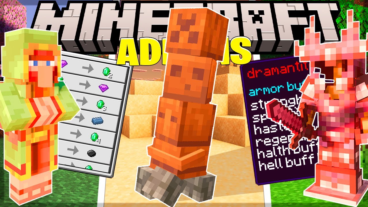 🔥TOP 5 ADDONS SURVIVAL para o SEU MINECRAFT MCPE/BEDROCK 1.21+🔥 - YouTube