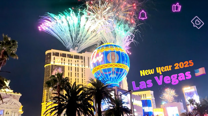 LAS VEGAS NEW YEAR'S EVE PARTY 2025! Fireworks, Celebrities, and More!