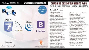 Programação WEB - Aula 05 - Inserindo nav bar com bootstrap