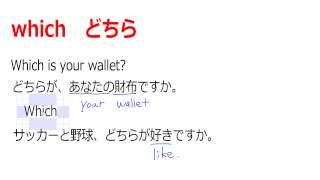 5. 疑問詞：which（サムネイル画像）