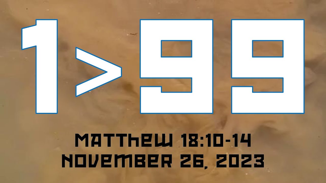 11-26-2023 - 1 Greater Than 99 - YouTube