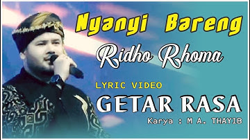 Nyanyi Bareng RIDHO RHOMA | GETAR RASA - Lyric Video