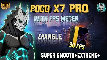 Poco X7 pro Pubg/Bgmi Test 4.0 update 🔥 PUBG SUPER SMOOTH+120 Fps TEST! Poco x7 pro bgmi test🔥