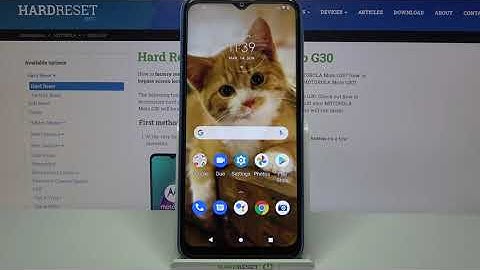 How to Set Up Different Style of Font in Motorola Moto G30 - Change Font Style