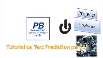 PowerBasic Projects - Machine learning for Text Prediction - part 3